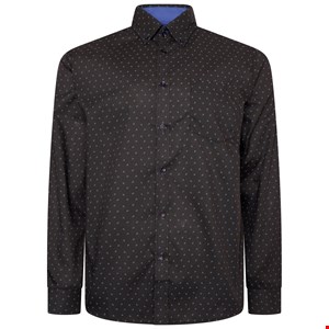 KAM 6297 Dobby Print L/S Shirt